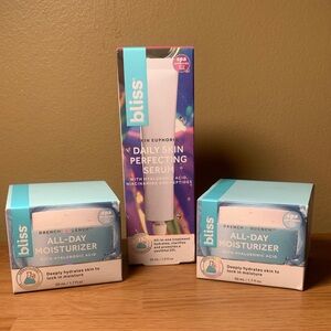 Lot of 3 Bliss Moisturizers & Serum NEW